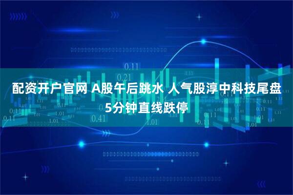 配资开户官网 A股午后跳水 人气股淳中科技尾盘5分钟直线跌停