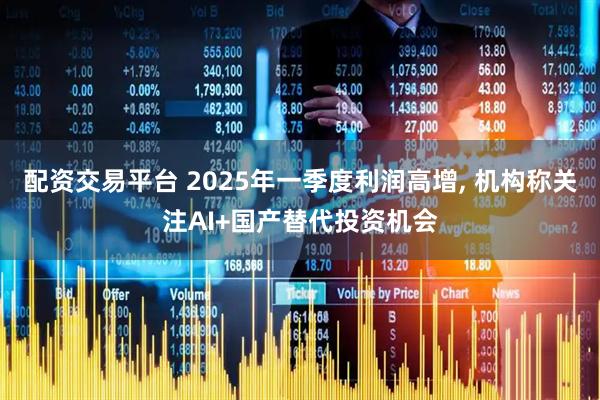 配资交易平台 2025年一季度利润高增, 机构称关注AI+国产替代投资机会