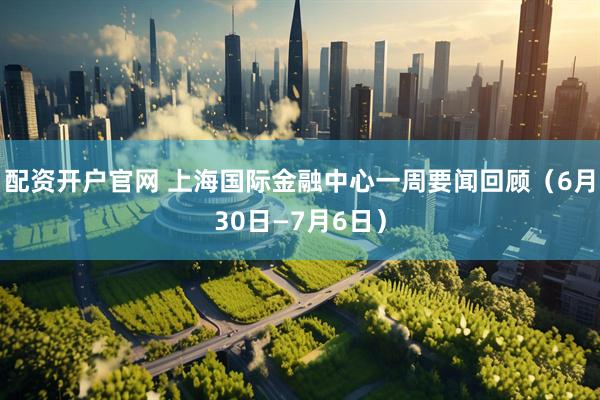 配资开户官网 上海国际金融中心一周要闻回顾（6月30日—7月6日）
